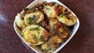 Boiled Egg Dry Masala Recipe | Sukka Anda Masala