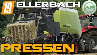 ✅ [LS19] ELLERBACH | S01 | Pressen mit dem CASE Puma 200 CVX und der  CLAAS QUADRANT 5300 💪