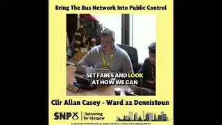 Cllr Allan Casey on bringing the bus network back into public control