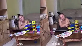 Panasonic AG-UX90 Low light Test vs iPhone