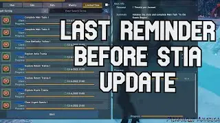 [PSO2:NGS] Last Reminder before the Stia Update