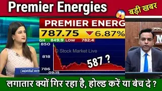 Premier energies share latest news,kyu gir raha hai,hold kare ya Sell?analysis,results,target 2026