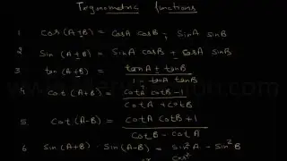 trigonometric function of sum and addition of angles  1