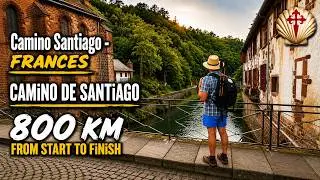 CAMiNO FRANCES/ CAMiNO DE SANTiAGO / 800 KM FROM START TO FiNiSH.