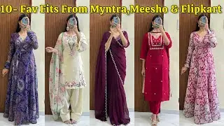 Amazing & Affordable Myntra,Meesho & Flipkart Finds😍 #haulvideo #festivewear #dresses 