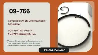 For Ski Doo Snowmobile TNT 440 F/A Blizzard 438 Kolben kit 09-766-02 0.50 + Ring