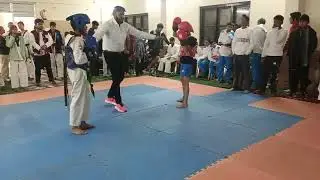 Viraj sah Nainital fight at32 kg weight category 