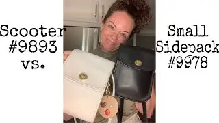 Vintage Coach Scooter #9893 Vs Small Sidepack #9978