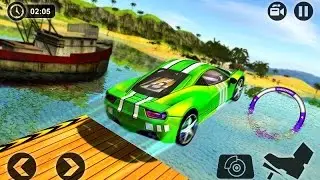 Floating Water Car Driving Android Gameplay