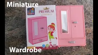 Miniature CupBoard Toy UnBoxing | Wardrobe | Play set