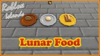 Lunar Food and Plates in Roblox Islands
