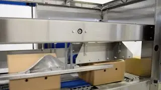 Adhesive top case sealer ensures square cases - A-B-C Model 436