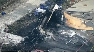 Shocking video shows fireball after train crash leaves 1 dead & 4 hurt