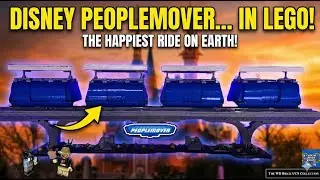 We Built the Ultimate Disney PeopleMover! (LEGO Rebrickable MOC)