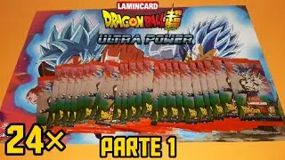 24 Bustine di Lamincards di Dragon Ball Super ULTRA POWER - SPACCHETTAMENTO (Parte 1)
