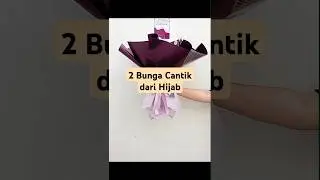 Buket Hijab Berbunga💜 #buketku#buketuang#buketcemilan#snackbox#towersnack#ubicake
