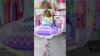 What is a twirly dress? Why does it go up?