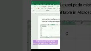 create a table in Microsoft word with Microsoft spreadsheet