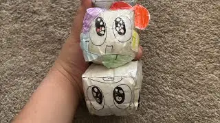 How to make a Shelly from Dandys world Cube Paper Squishy #dandysworld #shelly #papersquishy 