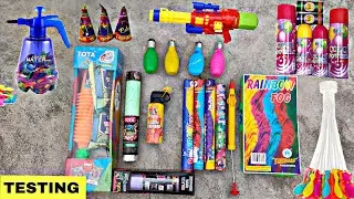 HOLI STASH 2020 - ALL TESTING UNIQUE PICHKARI, COLOUR SMOKE ETC 😱