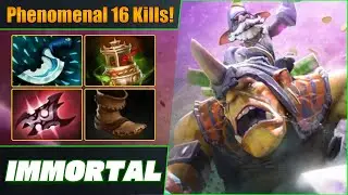 Immortal Alchemist Soft Support Bonkers 16 Kills! Dota 2 DotaPulse Full Gameplay