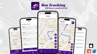 🚍 Bus Tracker &ndash; Real-Time GPS Bus Tracking iOS Source Code & ui kit