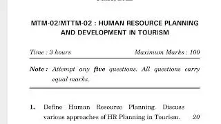 MTM-02/MTTM-02  JUNE-2022  QUESTION PAPER IGNOU