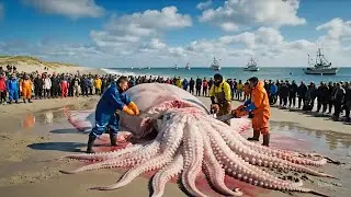 How Fishermen Catch 100 Colossal Squid on a Longline | Deep-Sea Documentary