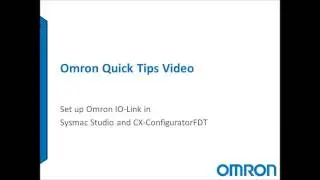 How to Set up Omron IO-Link Master and Devices