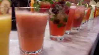 Lunch new drinks 🍹 menu in our hotel