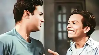 Johnny Walker Funny Drunkard Act in Taxi Driver (1954) | Bollywood Comedy | Old is Gold | Colorized