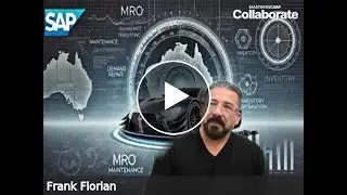 Mastering SAP Collaborate - Auckland 2025: Meet the Speakers - Frank Florian