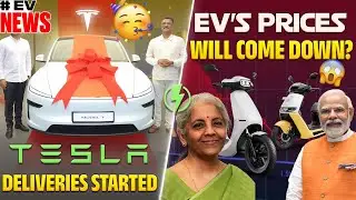 GST Reforms On Electric Vehicles? | TESLA Deliveries Begin in India | Electric Vehicles India