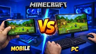 Mobile vs PC Gameplay in Minecraft | Who will win?