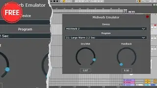 FREE VST Plugin Reverb Midiverb Emulator by Thement