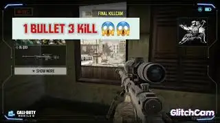 1 bullet 3 kill with sniper. best killcam in the  codm history .. #short #codm #callofdutymobile....