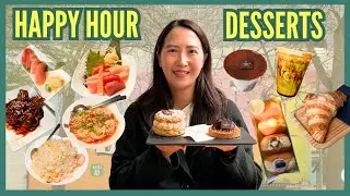 HAPPY HOUR CHEAP EATS and BEST DESSERTS in Seattle! Belltown and Columbia City Food Tour