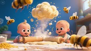 Buzzing Bee Bakery | Sweet Rhyme for Kids | Baking Fun with Bumblebees