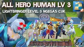 SUARA HERO GAME CHESS RUSH | SUARA UP LEVEL 1 2 DAN 3 | COMBO HUMAN. PART 1