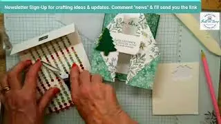 Two Fun Folding Holiday Cards-Jolly Delivery -scoring measurements 1
