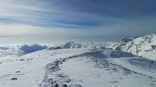 The first autumn snow in Tehran #seeiranwhitboshra #mountain #snow 