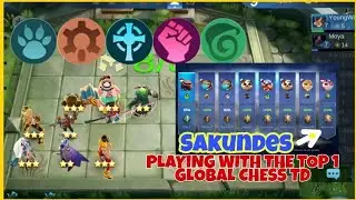 PLAY WITH IMMORTAL *Sakundes* TOP 1 GLOBAL IN CHESS TD | IT'S HARD TO DEFEAT HIM - MAGIC CHESS