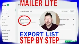 ✅ Как экспортировать список подписчиков электронной почты MailerLite 🔴