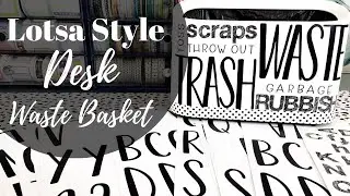 Lotsa Style Desk Waste Basket