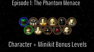 LEGO STAR WARS: THE COMPLETE SAGA - EPISODE 1 - CHARACTER + MINIKIT BONUS LEVELS