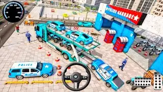 448 auto army cars transport simulator gameplay - truck transport cars game