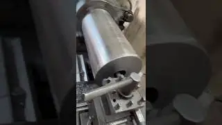 450mm long Bore Doing on Lathe Machine with one Setting #viralvideo #shortsfeed