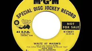1958 David Rose - Waltz At Maxim&rsquo;s (from &ldquo;Gigi&rdquo;)