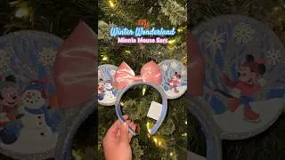 New Winter Winderland Minnie Mouse Ears❄️😍 #minnieears #disneychristmas #winterwonderland