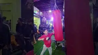 junior boxer | Kids with super power #energetic #kashmiri kids Punching bag
